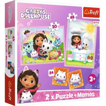 Netflix: Gabi babaháza 2 az 1-ben puzzle + memóriajáték kép