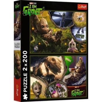 Marvel: Én vagyok Groot 2x200db-os puzzle - Trefl kép