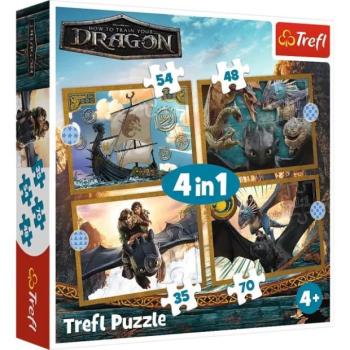 Így neveld a sárkányodat 4 az 1-ben puzzle - Trefl kép