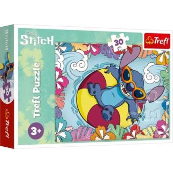 Disney Stitch élvezi a nyaralást 30db-os puzzle - Trefl kép