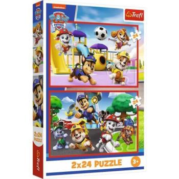 Mancs Őrjárat egy játékos nap 2x24db-os puzzle - Trefl kép