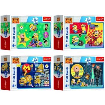 Gru 4: Vicces minyonok 54db-os mini puzzle több változatban - Trefl kép