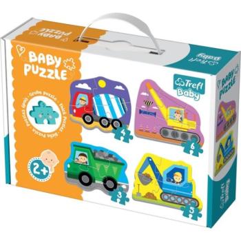 Trefl: Munkagépek bébi forma puzzle kép