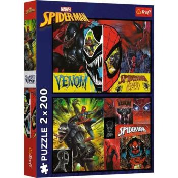 Marvel: Pókember vs Venom 2x200db-os puzzle - Trefl kép