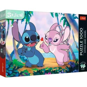Stitch és Angel a tengerparton 1000db-os prémium plusz puzzle - Trefl kép