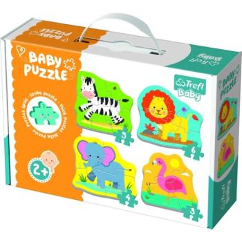 Trefl: Szafari állatok bébi forma puzzle kép