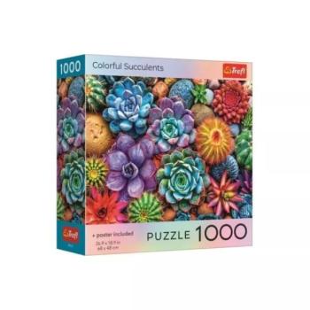 Trefl: Színpompás pozsgások 1000 darabos puzzle kép