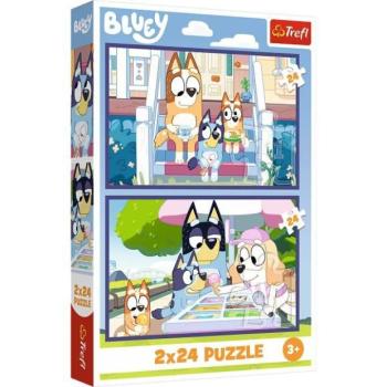 Trefl: Vicces Bluey - 2 x 24 darabos puzzle kép