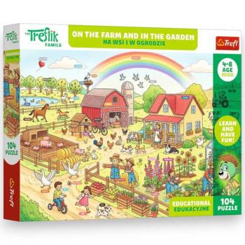 Treflik A farmon és a kertben oktató jellegű 104db-os puzzle - Trefl kép