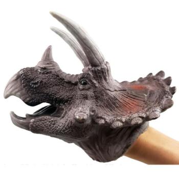 Triceratops dinoszaurusz kézbáb kép