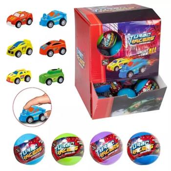 Turbo Racers versenyautók meglepetés tojás 1db