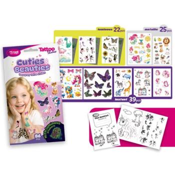 TyToo: Cuties & Beauties Tetoválás Matrica Szett kép