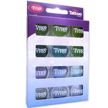 TyToo: Hideg színek csillámpor szett 12x2,5ml kép
