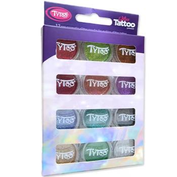 TyToo: Multi színek válogatása csillámpor szett 12x2,5ml kép