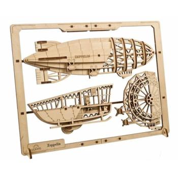 UGEARS Zeppelin 2.5D puzzle kép