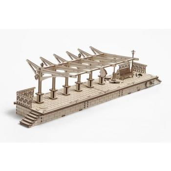 UGEARS Vasútállomás - mechanikus modell kép