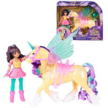Unikornis Akadémia: Wing Magic Ava baba és Leaf unikornis játékszett - Spin Master kép