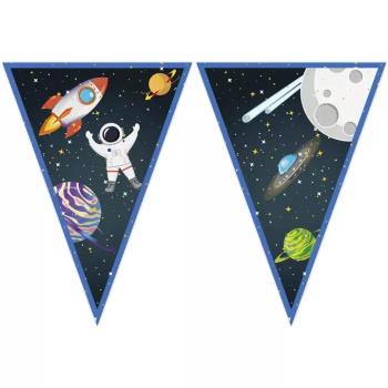 Űrkaland party zászlófüzér 230 cm kép