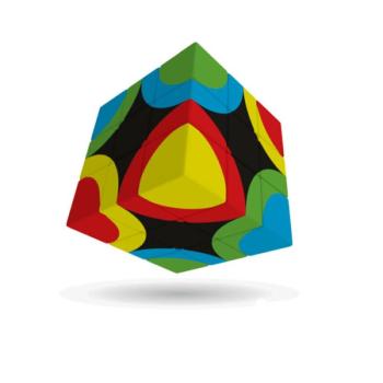 V-Cube 3x3 versenykocka, Körök kép