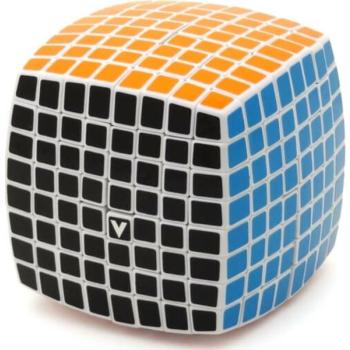 V-Cube 8x8 versenykocka, lekerekített, fehér kép