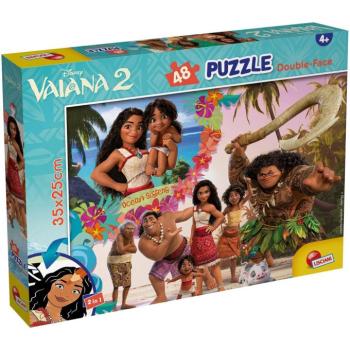 Vaiana 2 2 az 1-ben 48db-os puzzle és színező 35x25cm - Lisciani kép