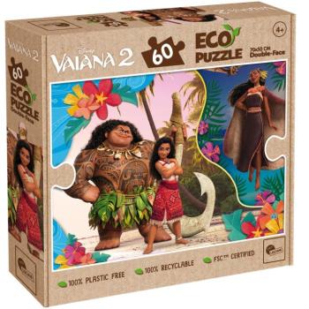 Vaiana 2 2 az 1-ben 60db-os Eco puzzle és színező 70x50cm - Lisciani kép