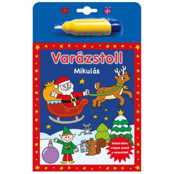 Varázstoll - Mikulás színezőfüzet varázstollal