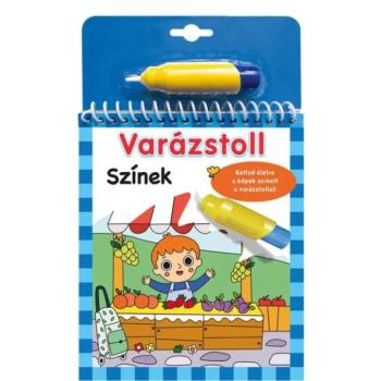 Varázstoll: Színek kifestő füzet kép