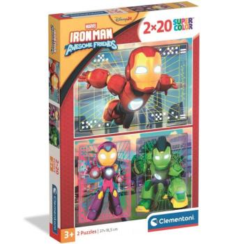 Vasember csodálatos barátai 2x20db-os Supercolor puzzle - Clementoni kép