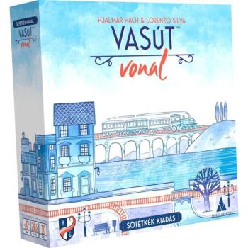Vasút vonal - Sötétkék kiadás társasjáték kép