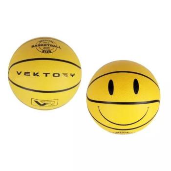 Vektory: Smiley kosárlabda - sárga kép