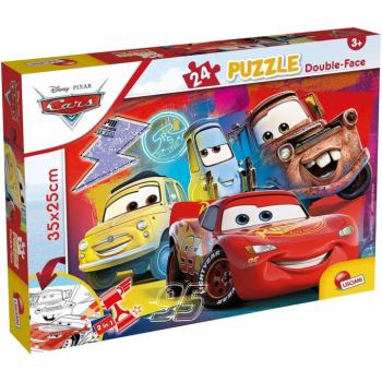 Verdák 2 az 1-ben 24db-os puzzle és színező 35x25cm - Lisciani kép