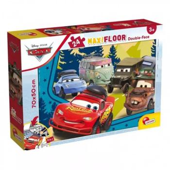 Verdák 2 az 1-ben maxi 24db-os puzzle és színező 70x50cm - Lisciani kép