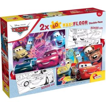 Verdák 2 az 1-ben maxi 2x60db-os puzzle és színező 50x35cm - Lisciani kép