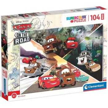 Verdák úton 104db-os maxi supercolor puzzle - Clementoni kép