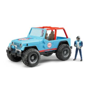 Verseny Jeep Cross Country (kék), versenyzővel - Bruder 2541 kép