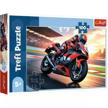 Versenymotor a pályán 100db-os puzzle - Trefl kép