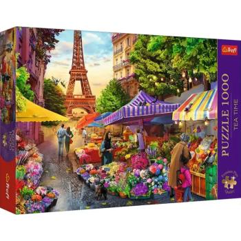 Virágbolt Párizsban 1000db-os prémium puzzle - Trefl kép