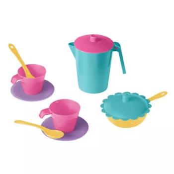 Coffe Time rózsaszín kávés készlet 2 db bögrével - Wader kép