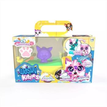 Washy Friends: Color Reveal Pancsoló cicusok káddal és kiegészítőkkel - Pinki kép