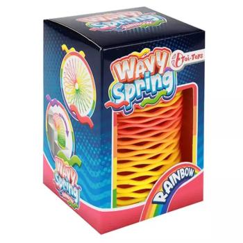 Wavy szivárvány színű lépcsőjáró kép
