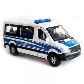 Welly CityDuty: Mercedes-Benz Sprinter Polizei kisautó, 1:34 kép
