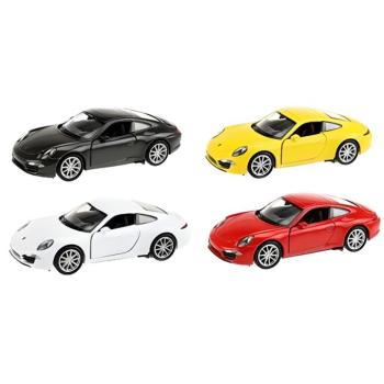 Welly: Porsche 911 Carrera S fém kisautó modell többféle változatban 11cm kép