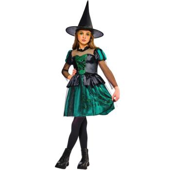 Wicked gyermek jelmez – Elphaba Méret - gyermek: M: 134 - 140 cm