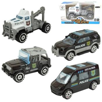 World of Trucks: Rendőrségi kisautó többféle változatban 7cm kép