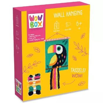 WowBox: Makramé falidísz kreatív készlet tukán mintával kép