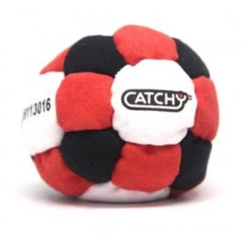 YoYoFactory Catchy Footbag, 26 paneles, homokkal töltött - piros/fekete kép