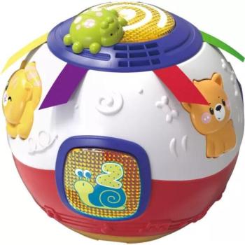 Zenélő, forgó babalabda - 18 cm kép
