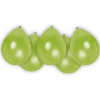 Zöld latex lufi 8db-os szett