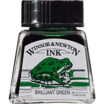 Zöld rajztinta 14ml Winsor & Newton kép